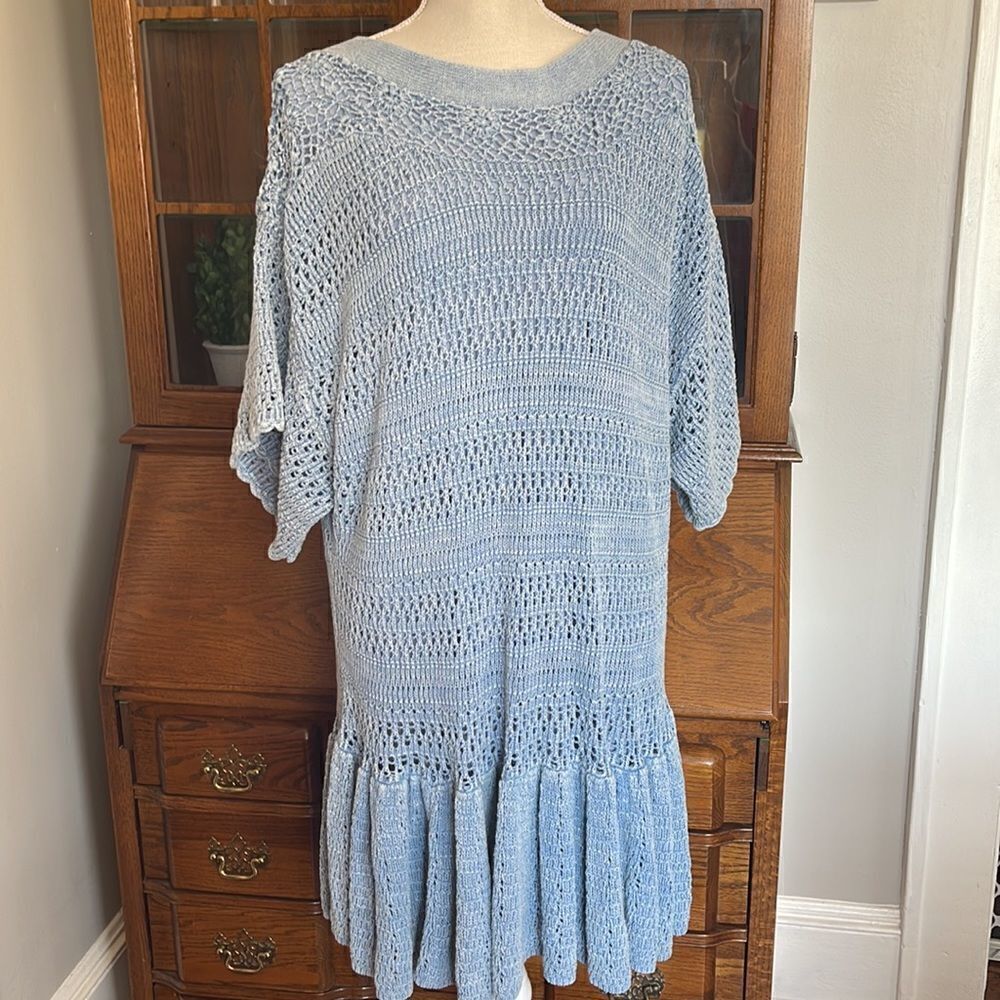 Free People - Sistine Crochet Mini Dress - Picture 7 of 11